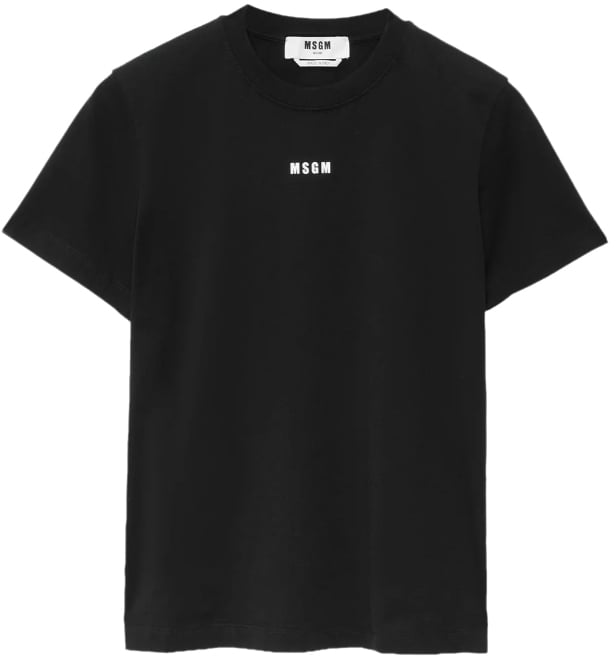 MSGM T-Shirts And Polos Black Zwart