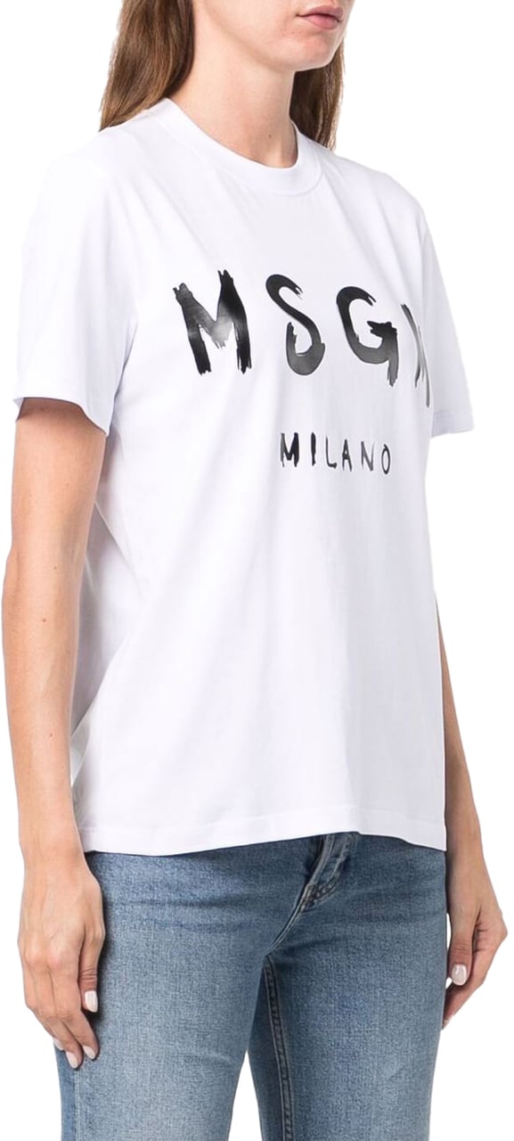 MSGM t-shirt white Wit