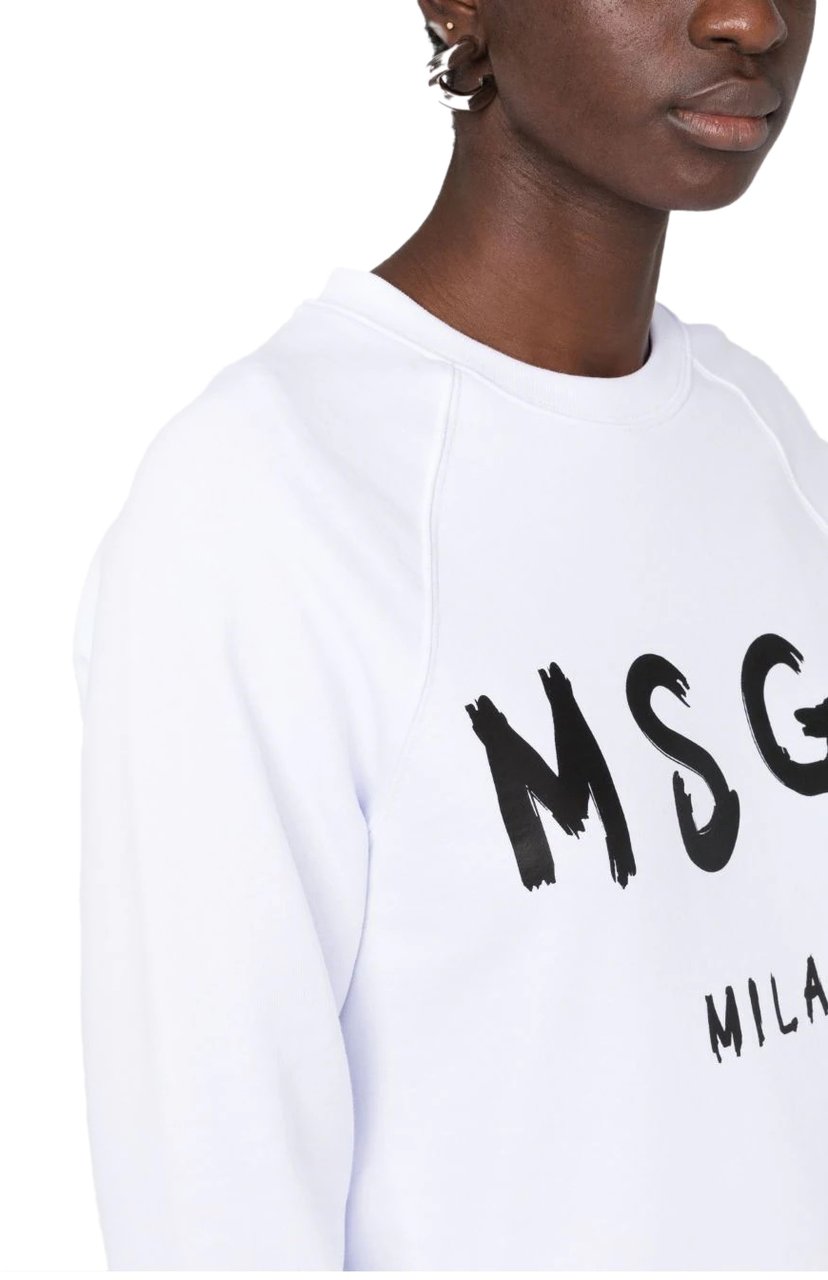 MSGM sweatshirt white Wit