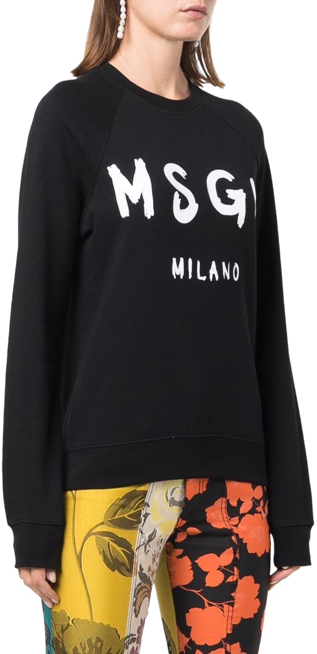 MSGM sweatshirt black Zwart