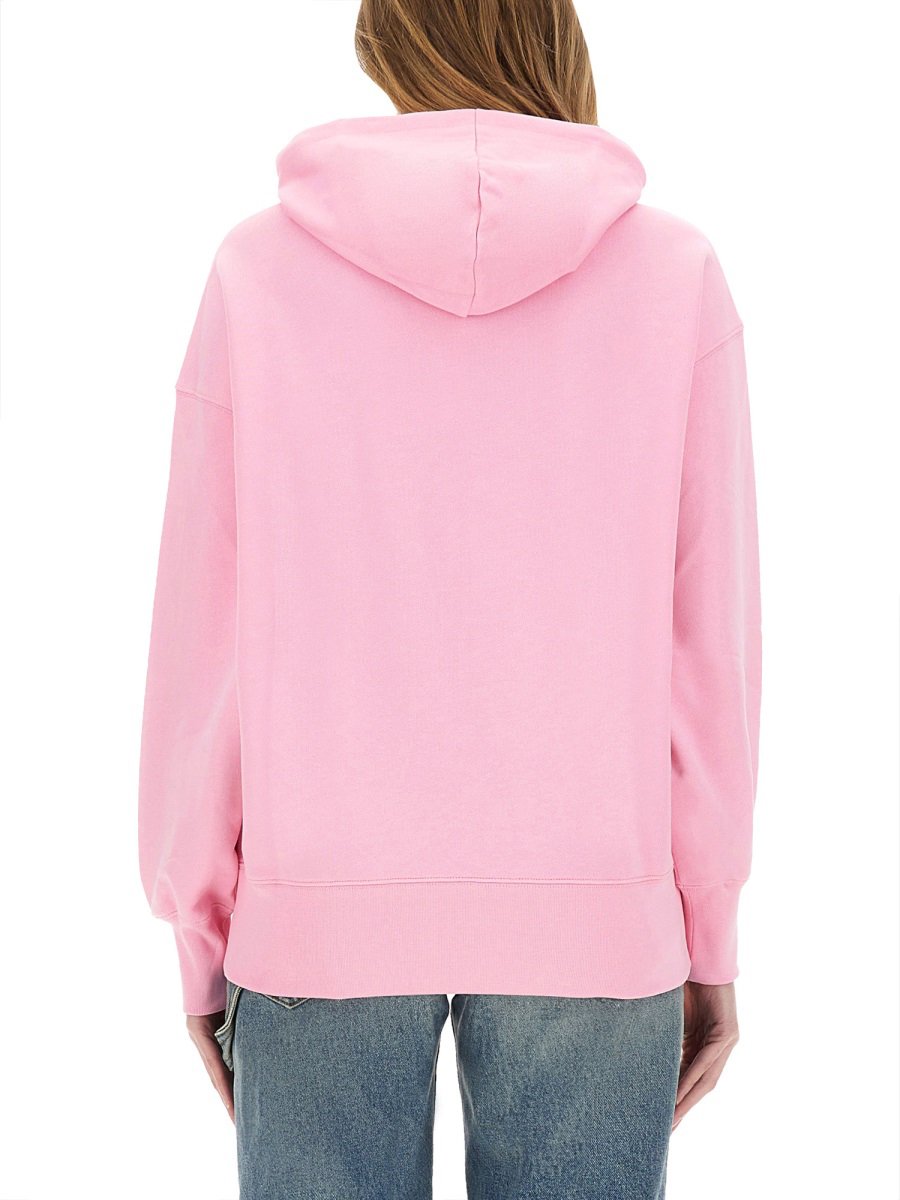 MSGM Relaxed Fit Pink Sweatshirt Roze