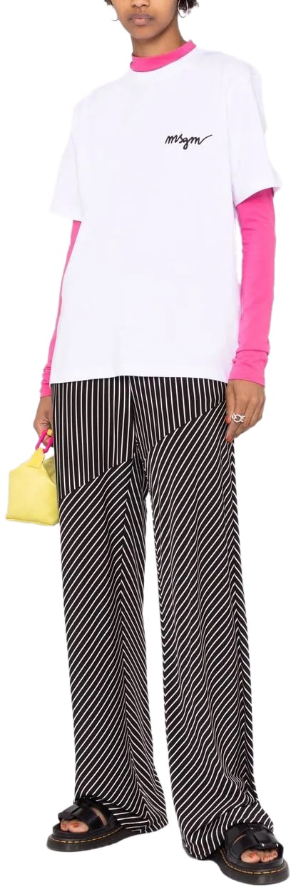 MSGM t-shirt white Wit