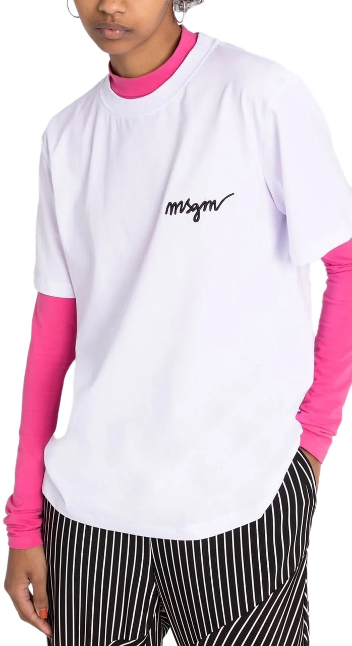 MSGM t-shirt white Wit