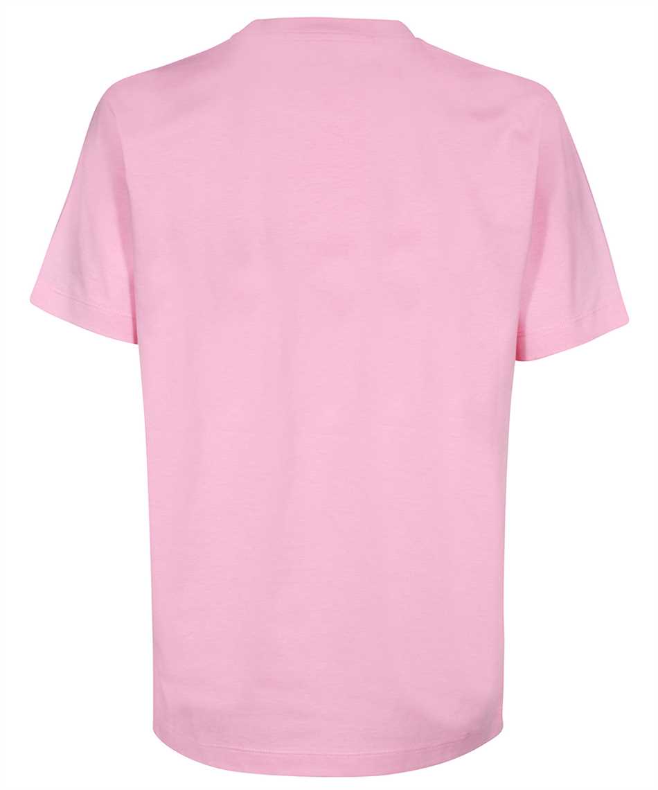 MSGM Printed cotton T-shirt Roze
