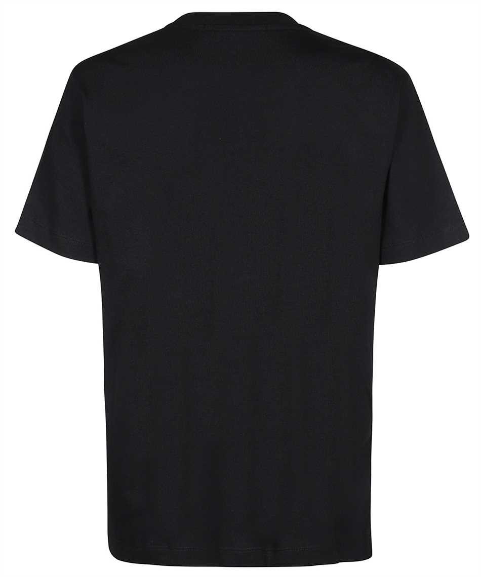 MSGM Printed cotton T-shirt Zwart