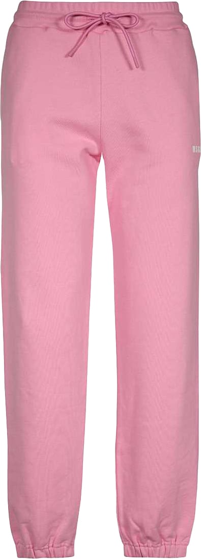 MSGM Logo print sweatpants Roze