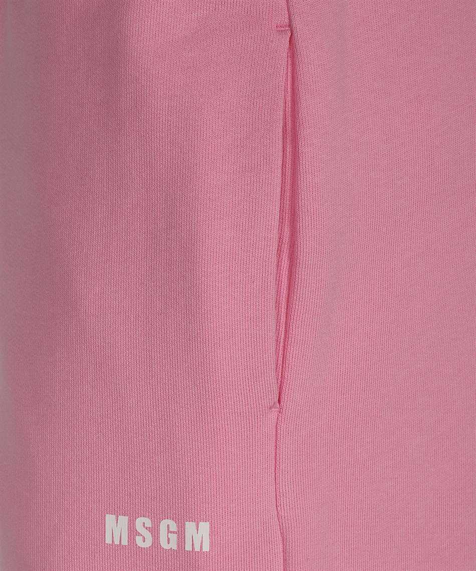 MSGM Logo print sweatpants Roze