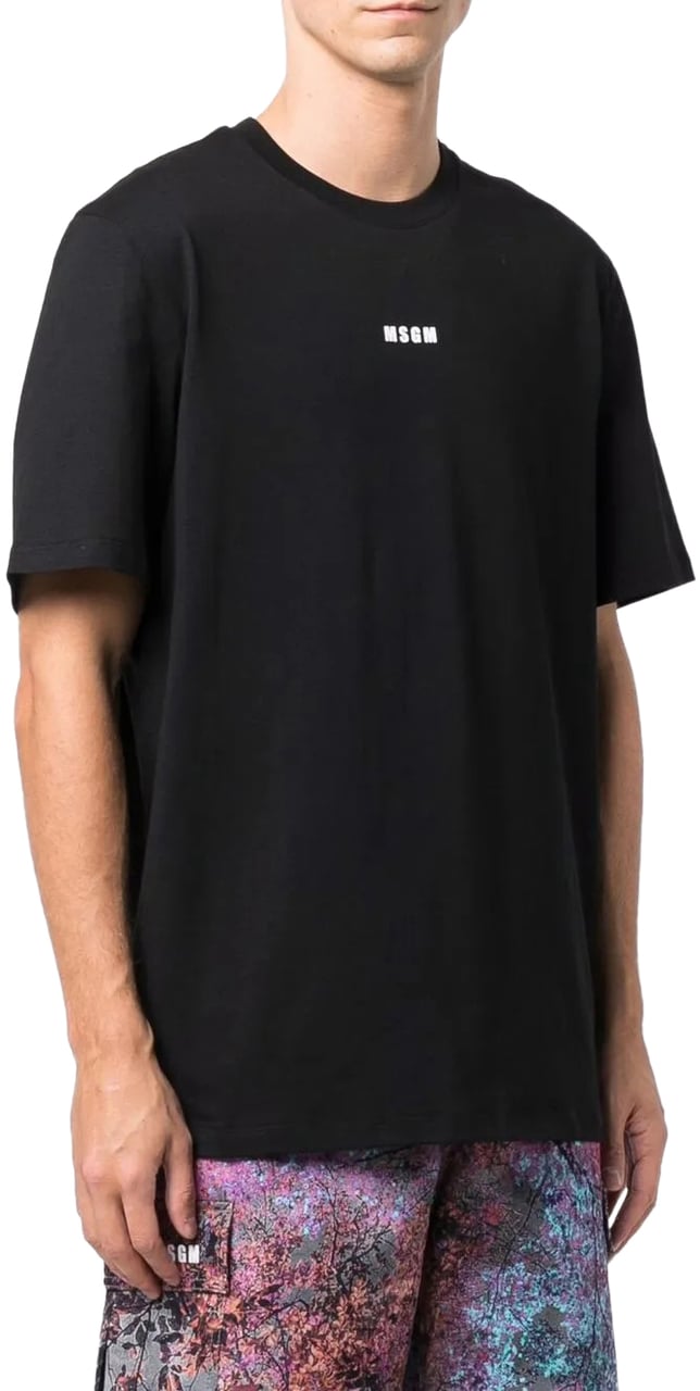 MSGM t-shirt black Zwart