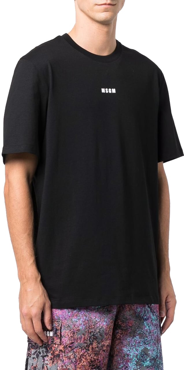 MSGM t-shirt black Zwart