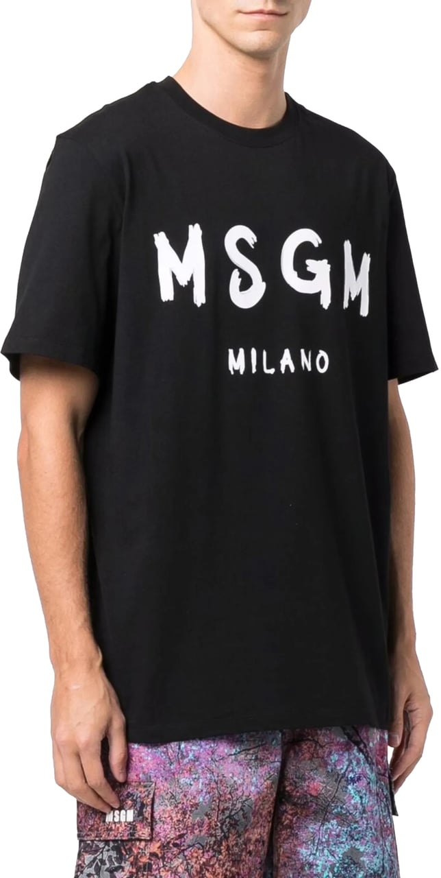 MSGM t-shirt black Zwart