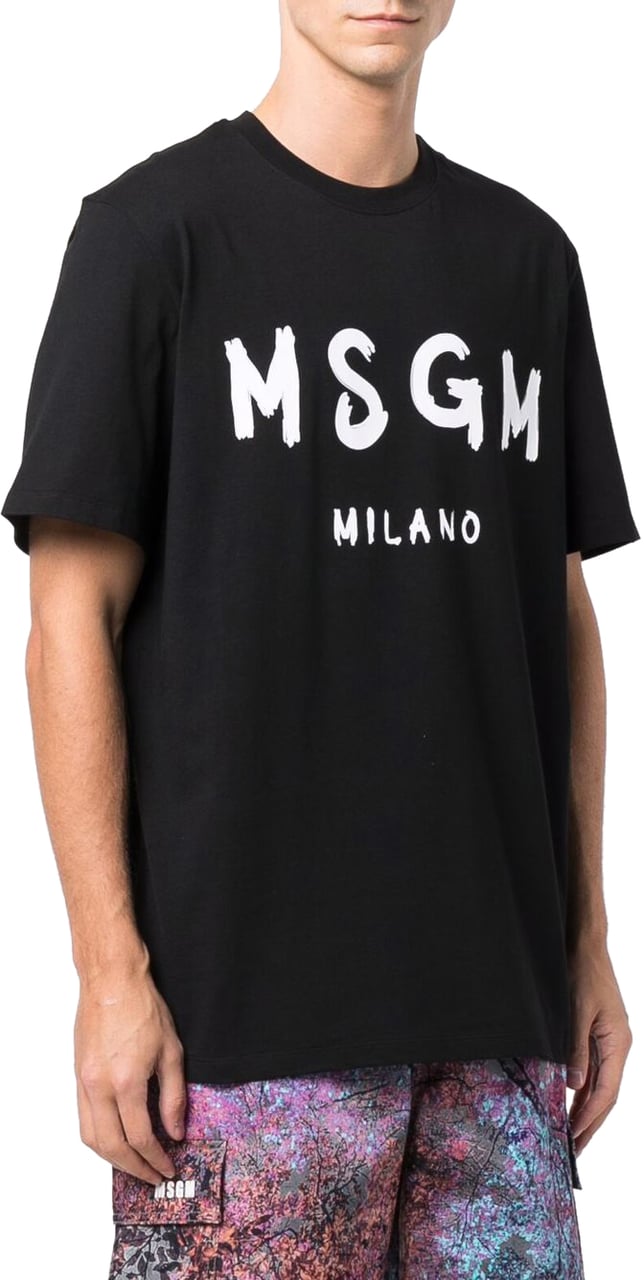 MSGM t-shirt black Zwart