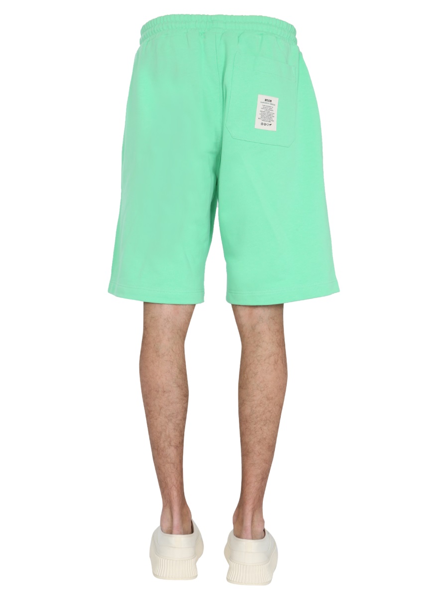 MSGM FANTASTIC GREEN BERMUDA Groen