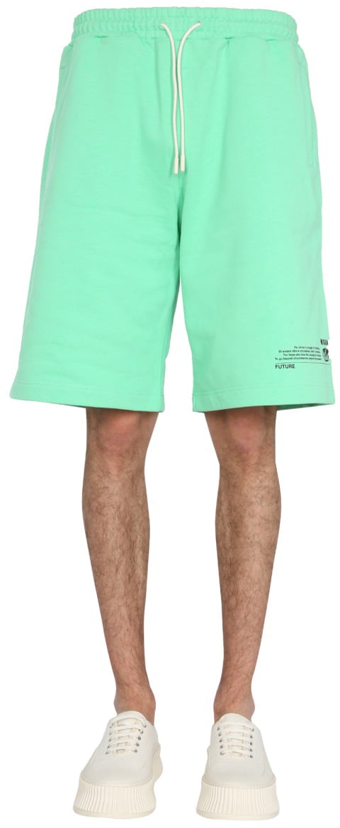 MSGM FANTASTIC GREEN BERMUDA Groen