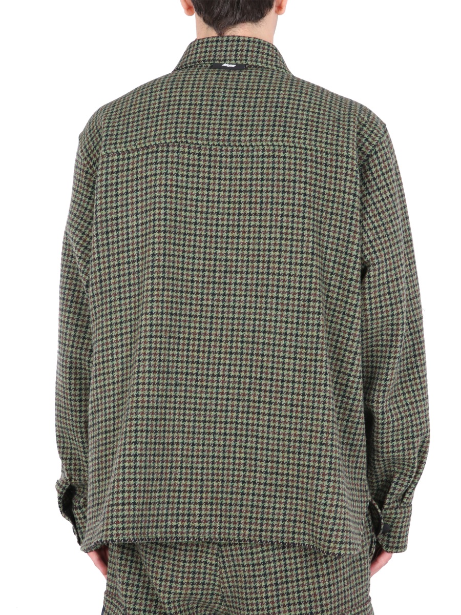 MSGM SHIRT WITH LOGO Groen
