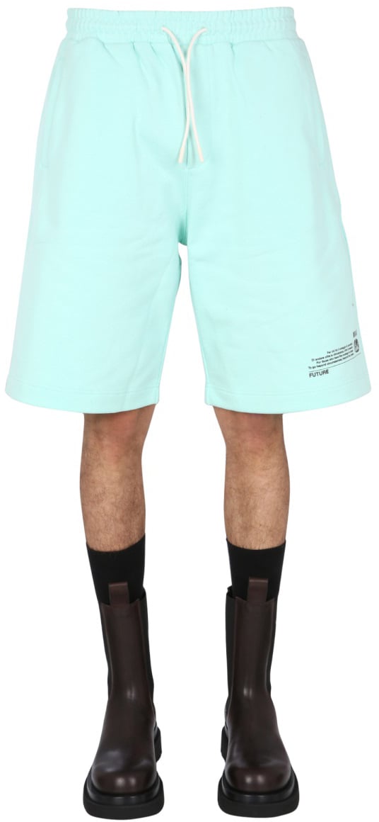 MSGM FANTASTIC GREEN BERMUDA Groen