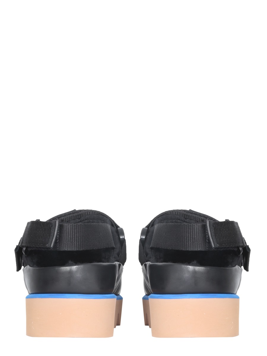 MSGM PUFFED SANDALS Zwart