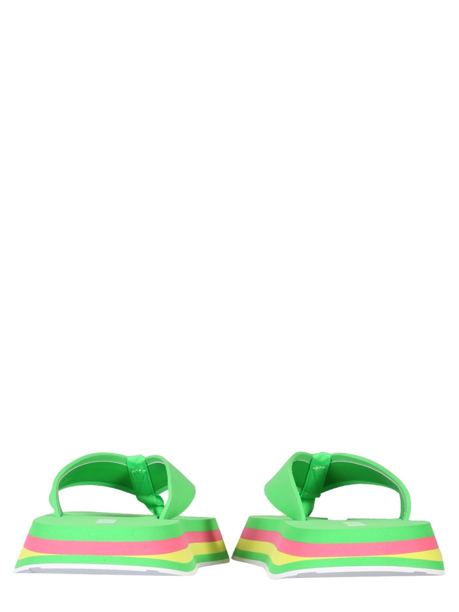 MSGM THONG SANDALS Groen