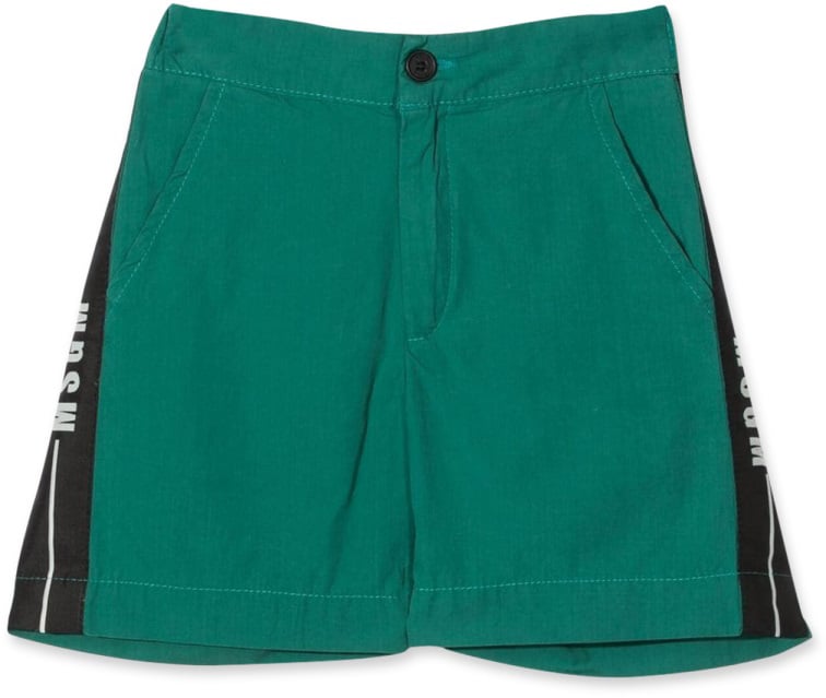 MSGM COTTON BERMUDA Groen