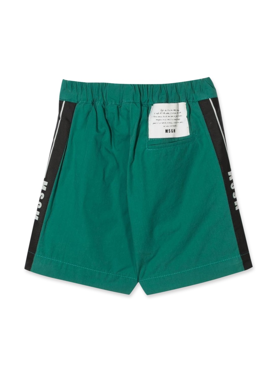 MSGM COTTON BERMUDA Groen