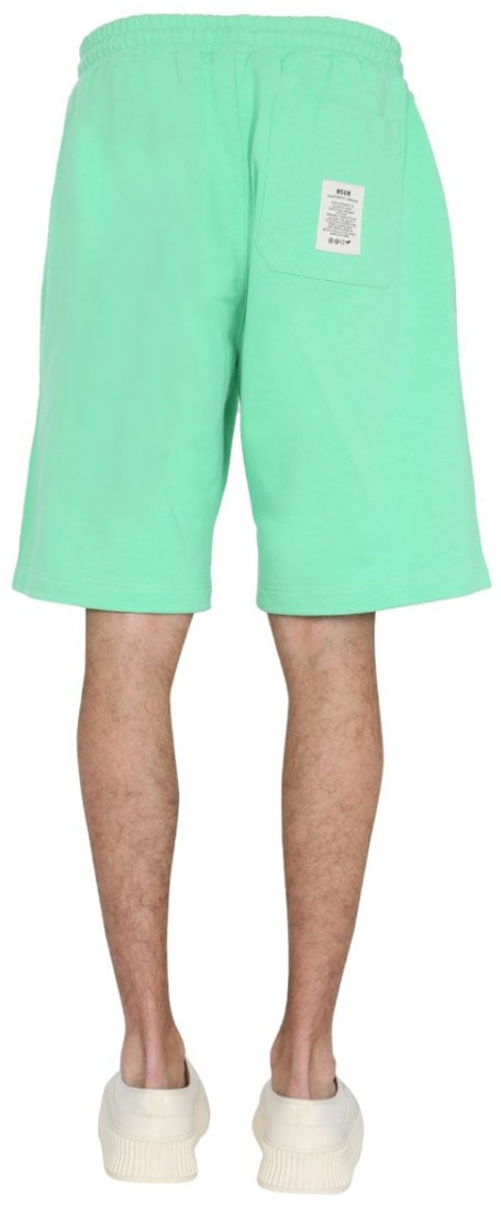 MSGM Fantastic Green Bermuda Groen
