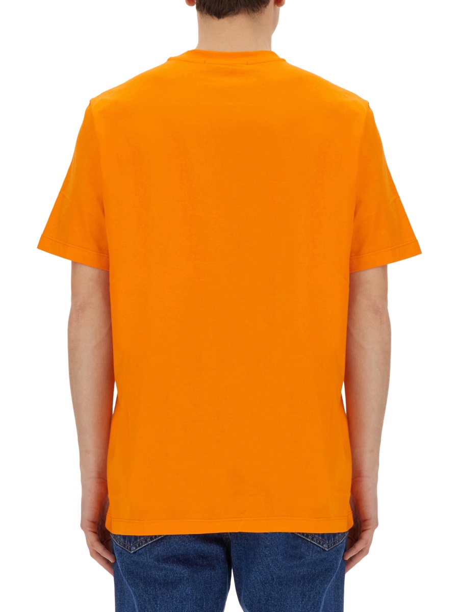 MSGM T-SHIRT WITH LOGO Oranje