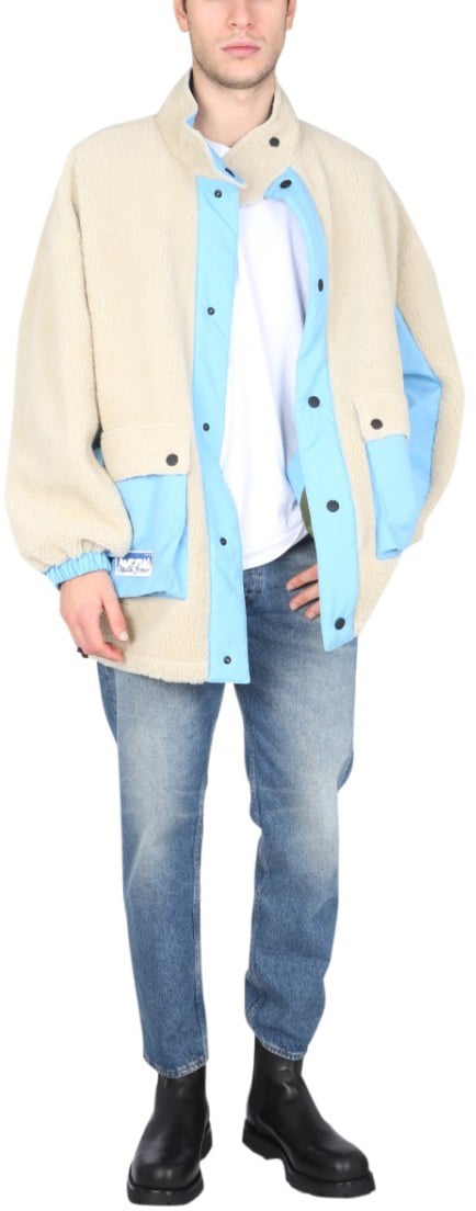 MSGM Reversible Sherpa Jacket Neutraal