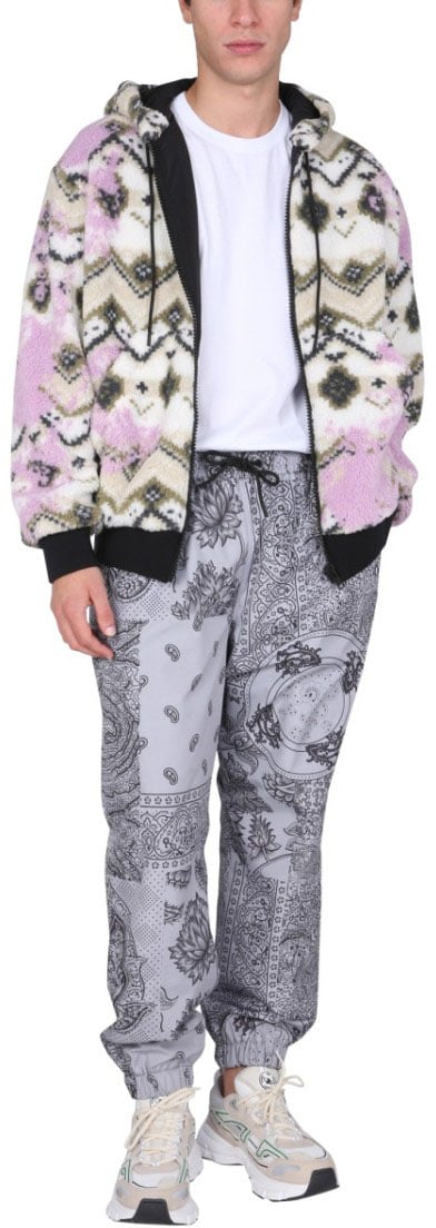 MSGM Fleece Sherpa Jacket Grijs