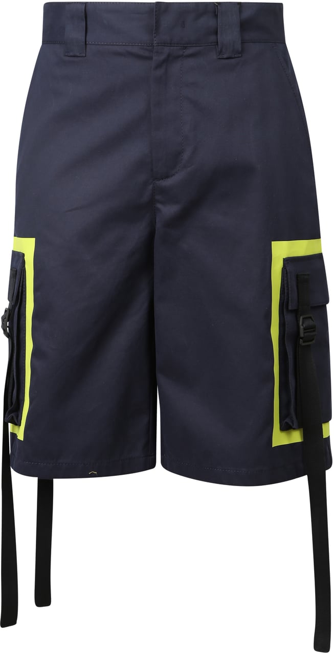 MSGM MSGM Blue Shorts Blauw