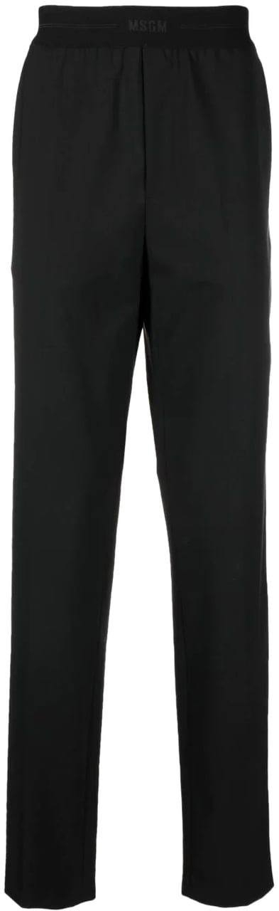MSGM pantalone black Zwart