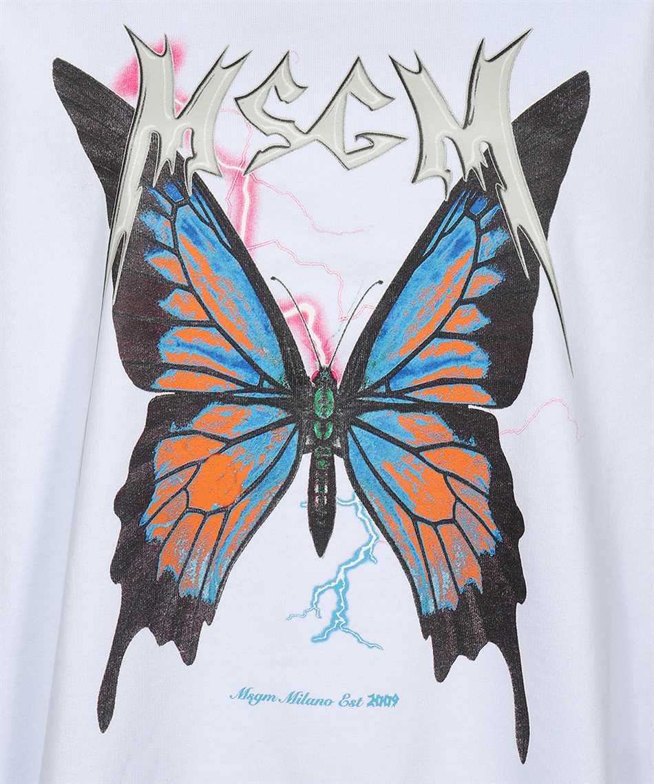 MSGM Cotton hoodie Wit