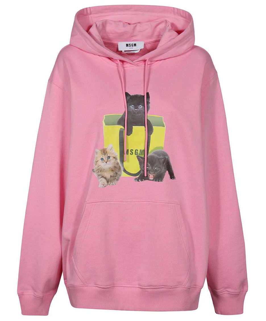 MSGM Cotton hoodie Roze