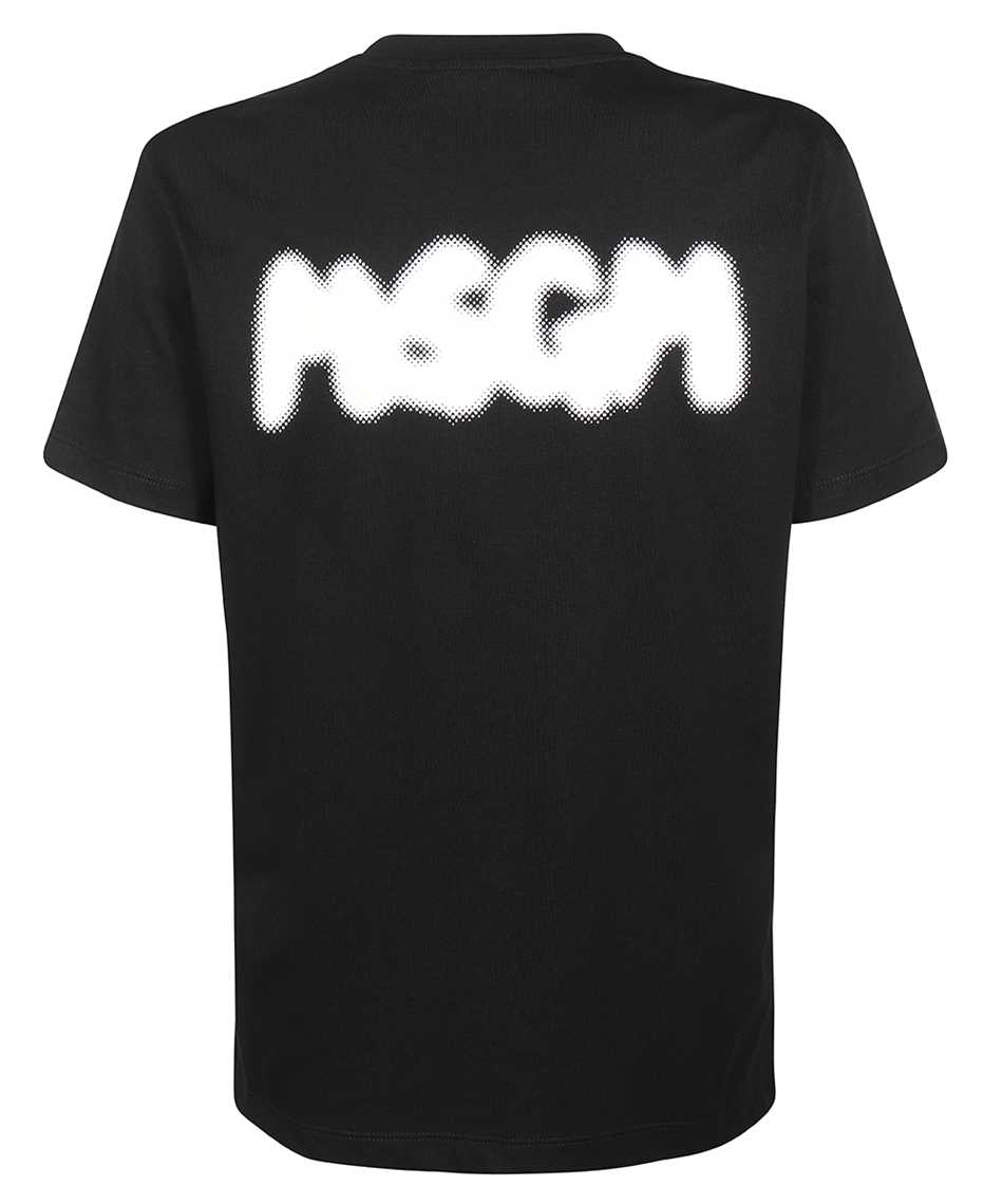 MSGM Printed cotton T-shirt Zwart