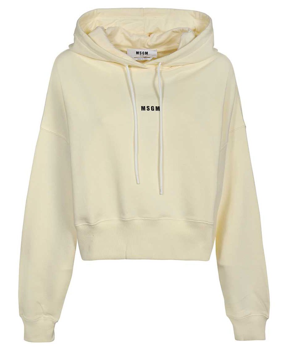 MSGM Cotton hoodie Neutraal