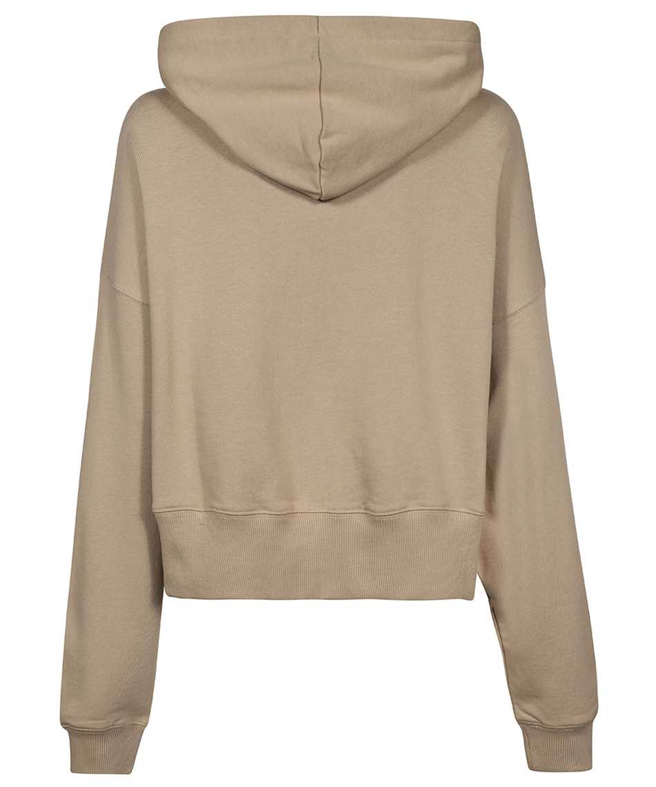 MSGM Cotton hoodie Beige