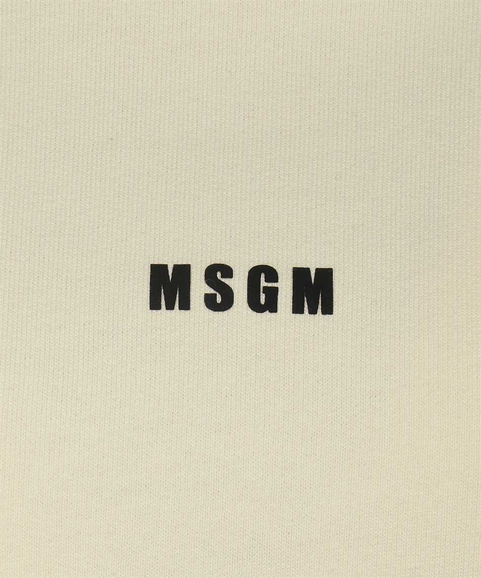 MSGM Cotton hoodie Neutraal