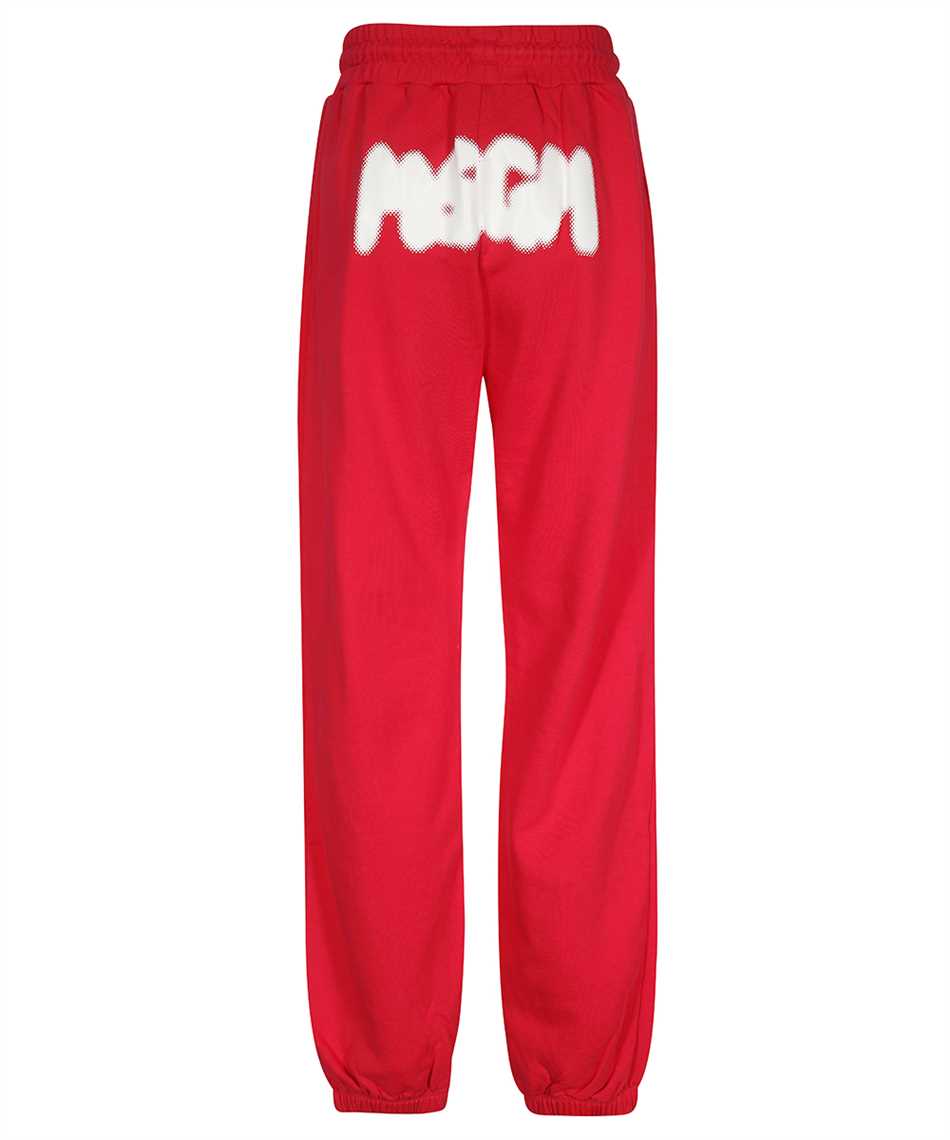 MSGM Logo print sweatpants Rood