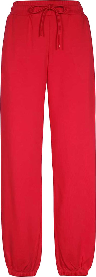 MSGM Logo print sweatpants Rood