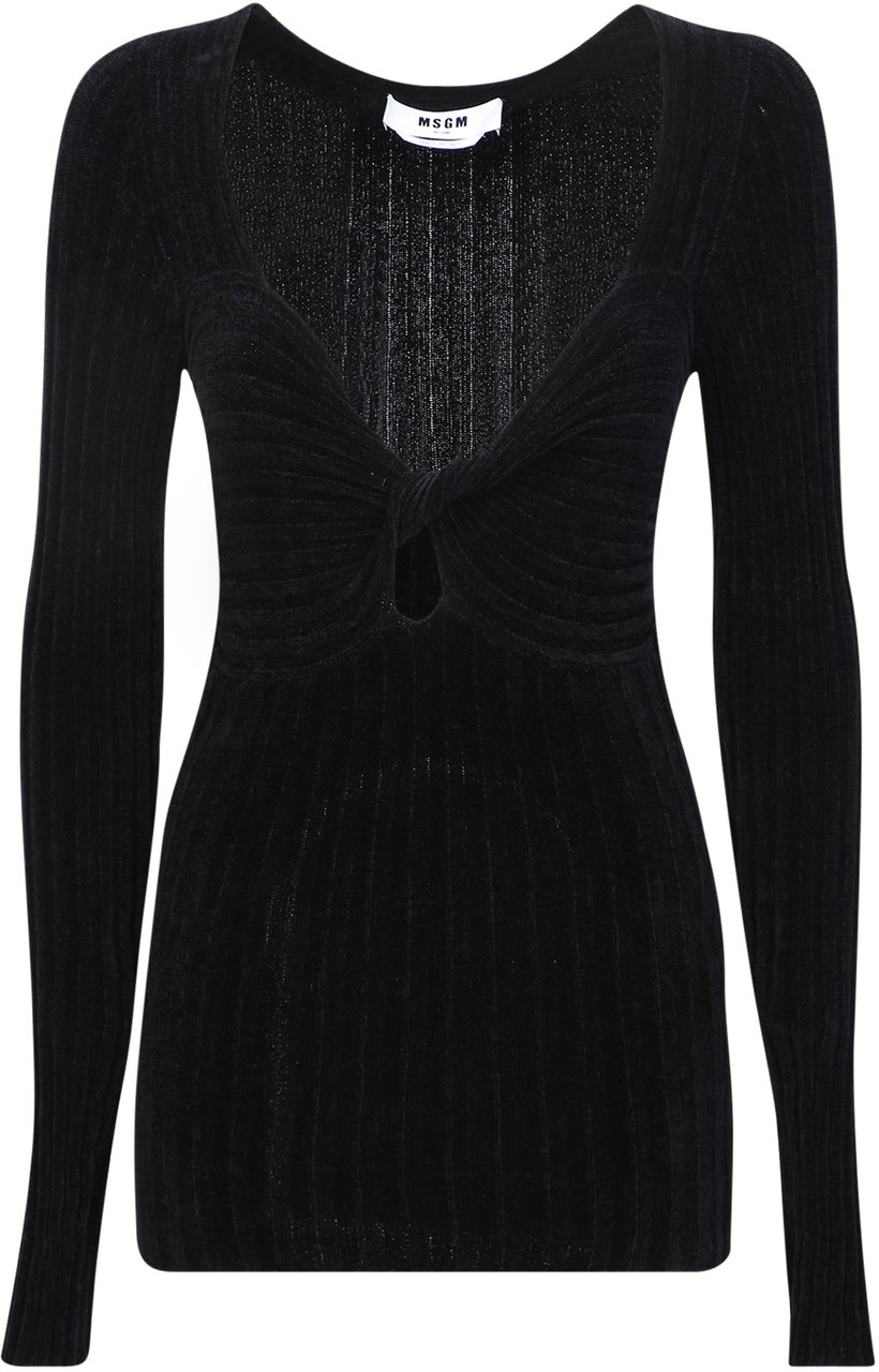 MSGM MSGM Black Knitwear Zwart