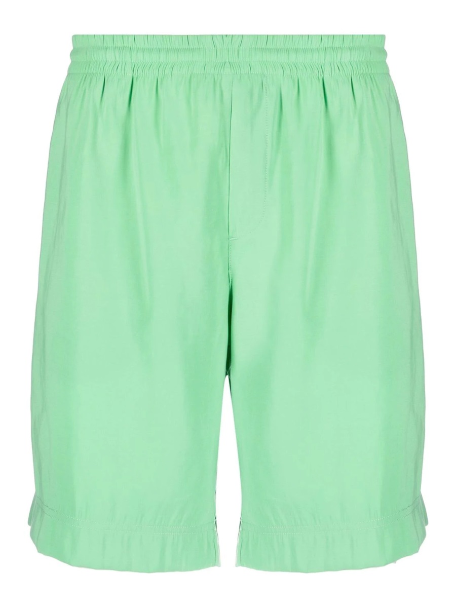 MSGM Bermuda With Logo Groen