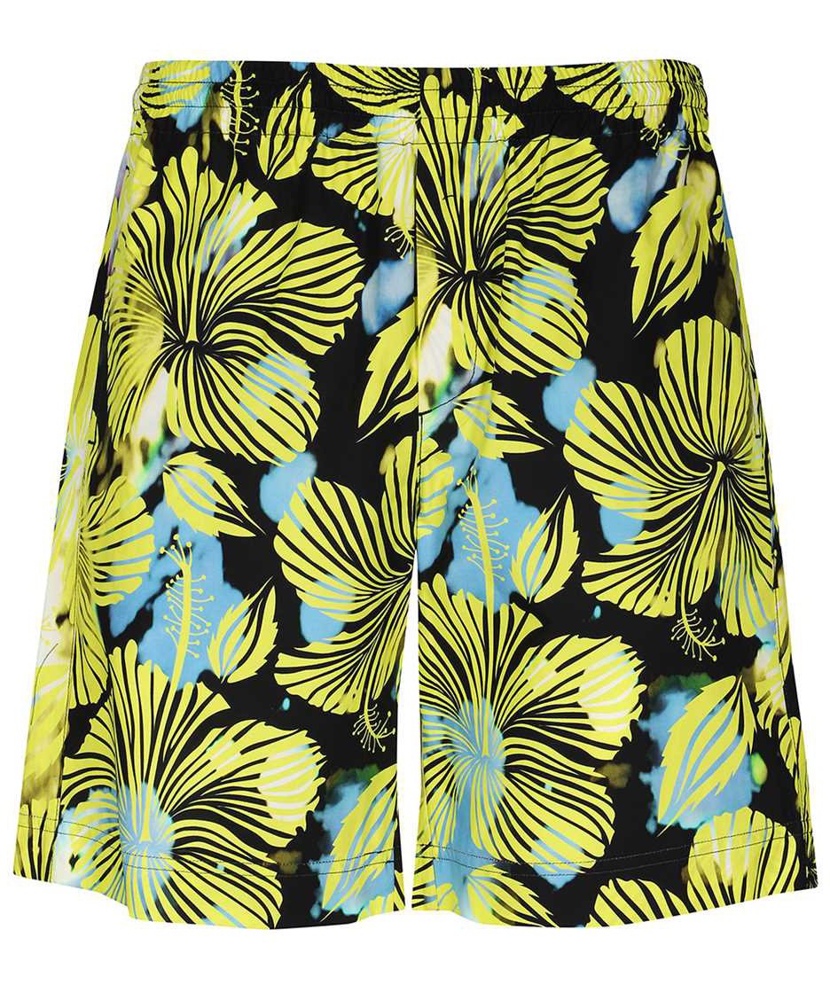 MSGM Cotton bermuda shorts Geel