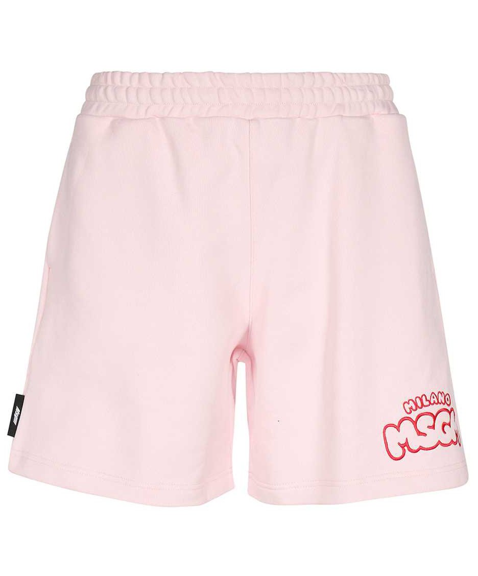 MSGM Cotton bermuda shorts Roze
