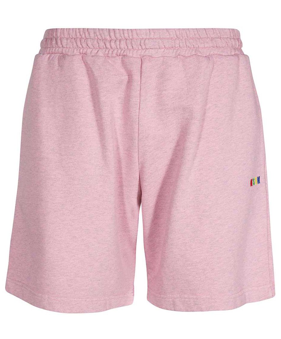 MSGM Cotton bermuda shorts Roze