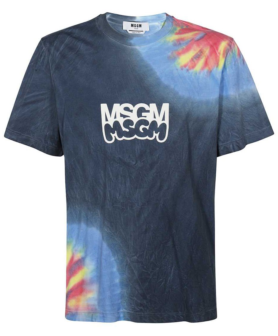MSGM Cotton T-shirt Blauw