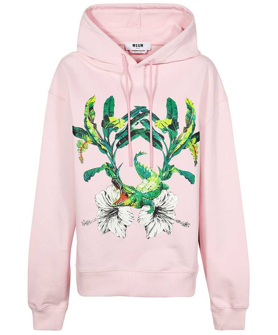 MSGM Cotton hoodie Roze