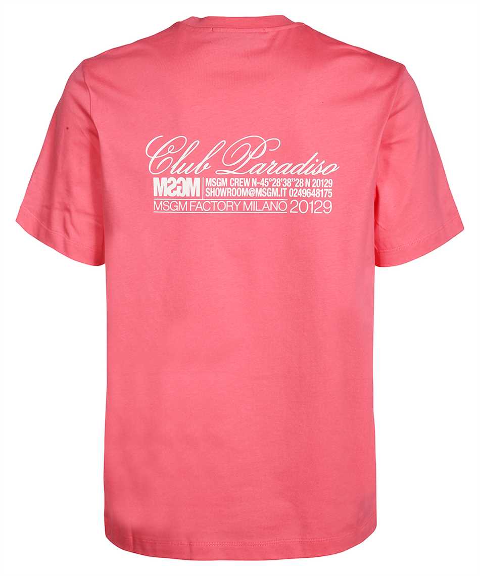 MSGM Cotton T-shirt Roze