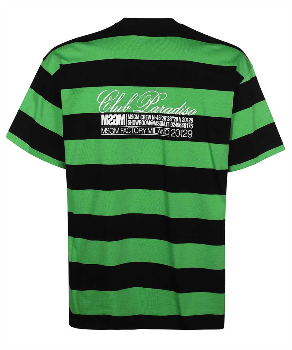 MSGM Cotton T-shirt Groen