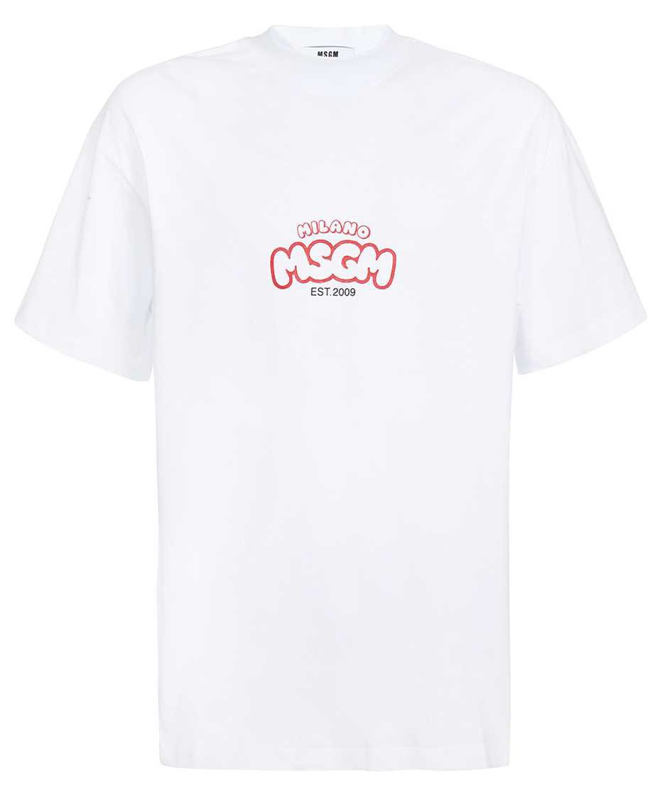 MSGM Cotton T-shirt Wit