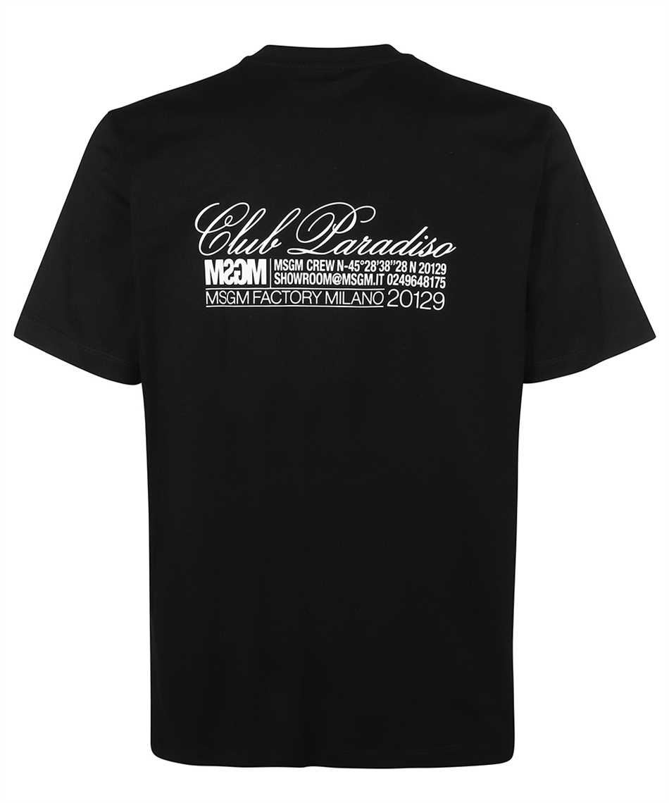 MSGM Cotton T-shirt Zwart