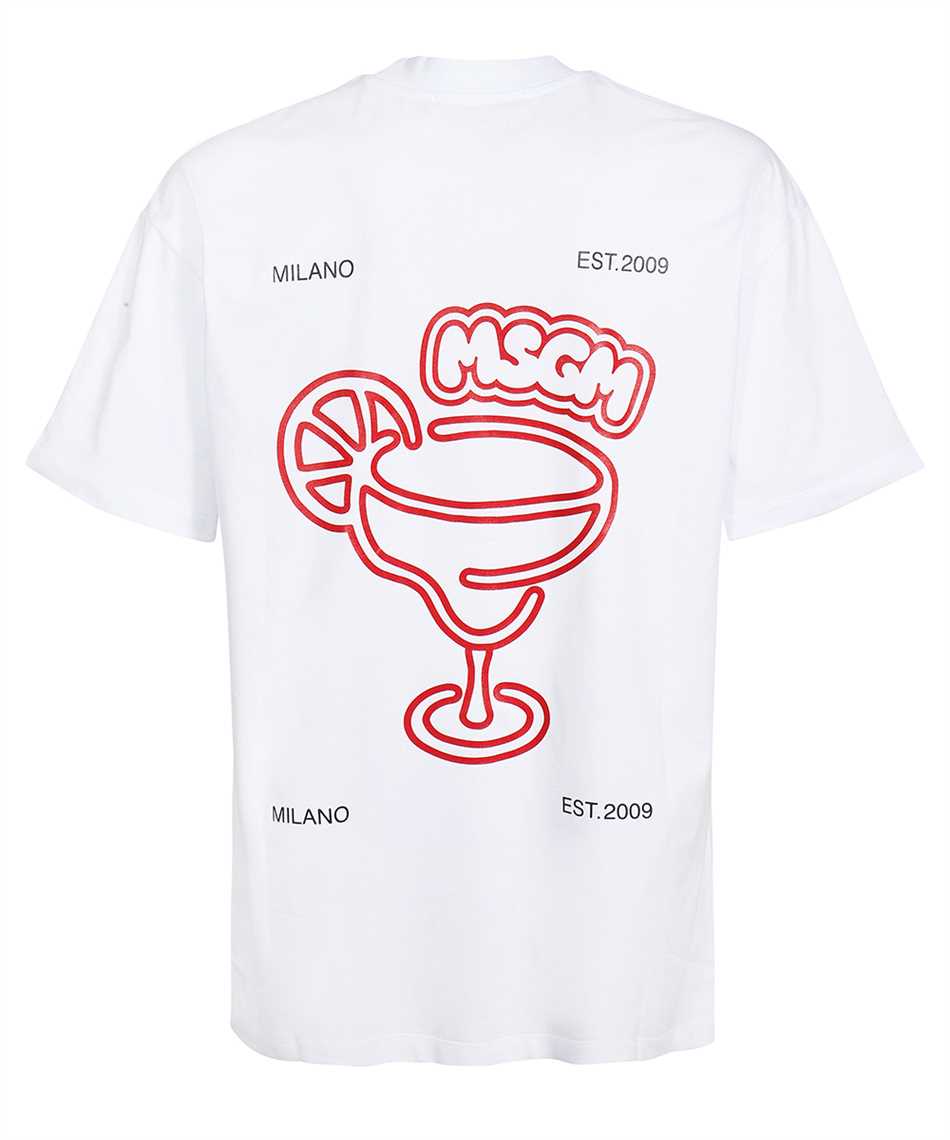 MSGM Cotton T-shirt Wit
