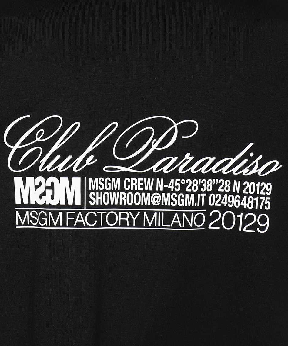 MSGM Cotton T-shirt Zwart